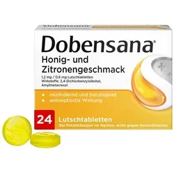 DOBENSANA Honig- und Zitronengeschmack Lutschtabletten von Reckitt Benckiser Deutschland GmbH