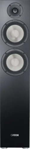 Canton GLE 70 - Hochwertiger Standlautsprecher (Schwarz) - Stereo-Lautsprecher (passiv) mit dynamischem Klangbild, tiefen Bässen und modernen Titaniumchassis für ein herausragendes Klangerlebnis im Heimkino.