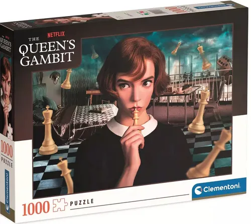 Puzzle 1000 elementów. Netflix. Gambit królowej Clementoni 8005125396986