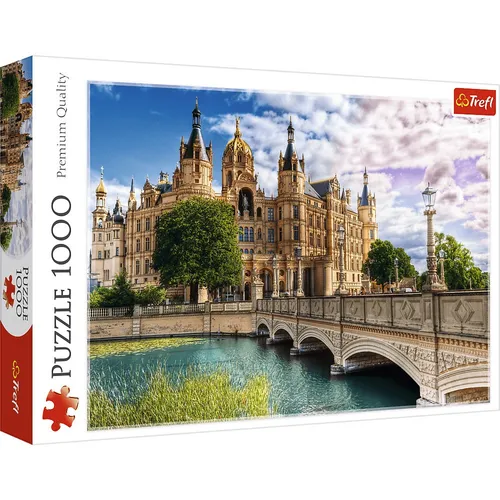 Puzzle 1000 elementów Zamek na wyspie TREFL 10669 TREFL 5900511106695