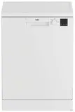 Beko Geschirrspüler DFN04321W - Standgeschirrspüler in Weiß mit 13 Maßgedecken, Eco- und Intensivprogrammen sowie praktischer Halbe Beladung für flexible Nutzung und Energieeinsparung.