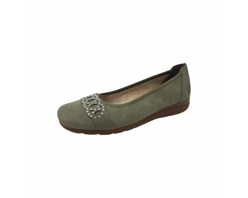 Rieker Damen Halbschuhe L9359 - Damen-Ballerinas aus hochwertigem Synthetik, mit bequemen Gummiverschluss für optimalen Tragekomfort und stilvolles Design.