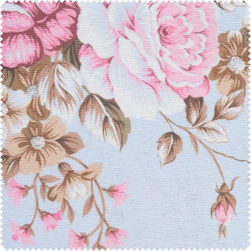 Motiv Stoff Leinenoptik Rakel Blau von VBS