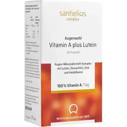 Sanhelios Augenwohl Vitamin A plus Lutein Kapseln 60 St