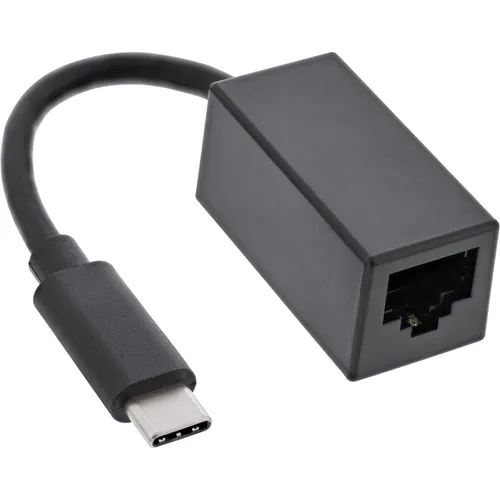 InLine USB 3.0 Netzwerkadapter Kabel, Gigabit Netzwerk, USB Typ-C - InLine USB 3.0 Netzwerkadapter für Gigabit-Netzwerk, ideal für Laptops ohne Ethernet-Schnittstelle. Schnelle Verbindung mit USB 3.0, Plug & Play für einfache Installation.
