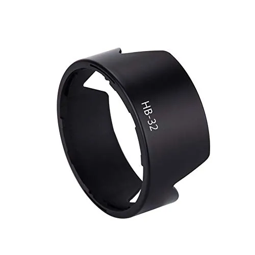 HB-32 Gegenlichtblende kompatibel für Nikon 18–140 mm f/3.5–5.6G Objektiv, 18–135 mm f/3.5–5.6G Objektiv, 18–105 mm f/3.5–5.6G Objektiv, 18–70 mm f/3.5–4.5G Objektiv