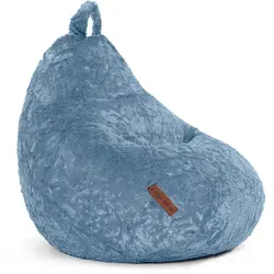 Green Bean Plüsch Sitzsack 45x45x60cm - Kuscheliger Sitzkomfort für Kinder - SITZSACK: Weicher Plüschsitzsack mit 120L EPS-Perlenfüllung für höchsten Sitzkomfort. Ideal zum Chillen und Entspannen im Kinderzimmer, waschbar und robust für unbeschwertes Spielen.