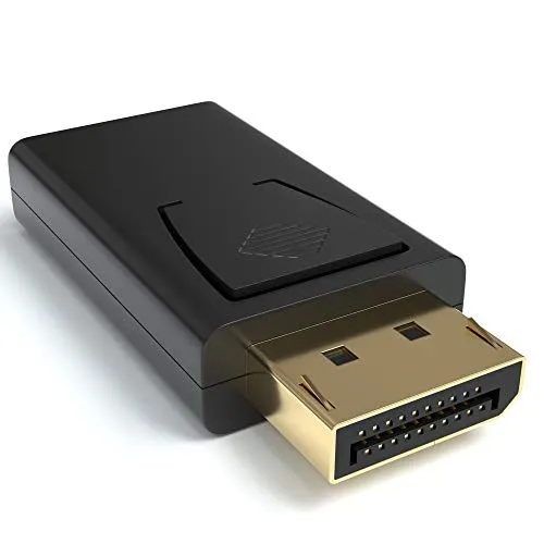 JAMEGA - Displayport zu HDMI Adapter DP 1.2 Konverter 4K UltraHD 1080p Audioübertragung