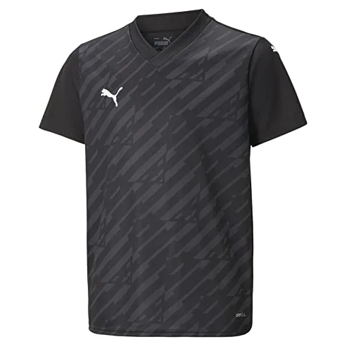 PUMA Unisex Kinder Teamultimate Jersey Jr T-Shirt, Schwarz - Trikots für aktive Kids, atmungsaktives Material für optimalen Tragekomfort und Bewegungsfreiheit beim Sport.