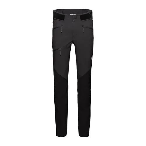 Mammut Herren Courmayeur So Pants - Robuste Soft Shell Hose - Outdoorhosen in zuverlässiger Schoeller-Qualität mit Coldblack-Behandlung für hohen UV-Schutz und mehr Bewegungsfreiheit durch vorgeformten Schritt.