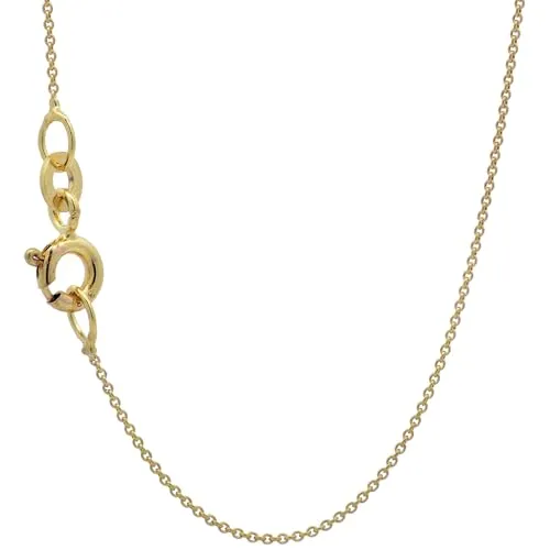 Edle Gold-Ankerkette 333 - 8 Karat, 36 cm - Filigrane Ankerkette aus 333 - 8 Karat Gold, 36 cm lang und 0,8 mm breit. Hochwertige Verarbeitung in Juwelierqualität für zeitlose Eleganz. Ideal als zarter Begleiter für jeden Anlass.