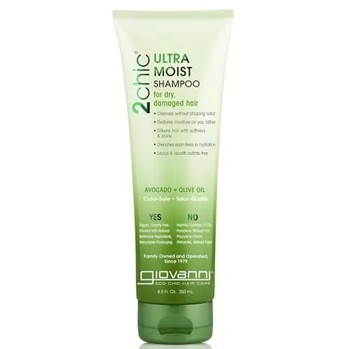 Giovanni 2 Chic Avocado und Olivenöl Ultra Moist Shampoo 250 ml