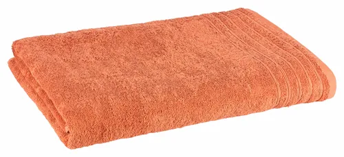 Saunatuch Serie ECO-Star 400g/m² 90x190 cm 95° kochfest orange
