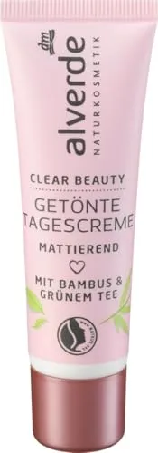 Alverde Getönte Tagescreme, Mattierend, 30 ml