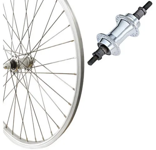 Roland Hinterrad 24 Zoll FW7, Aluminium, silber - Hochwertiges 24 Zoll Hinterrad mit stabiler Aluminiumfelge und -nabe, ideal für langlebige Leistung und zuverlässige Nutzung im Alltag.