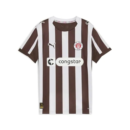 Puma FC ST. Pauli Heimtrikot 25/26 Kinder - Braun - Offizielles Heimtrikot für Kinder im Espresso Brown, aus atmungsaktivem Material für optimalen Komfort. Unterstütze den FC St. Pauli mit Stolz auf und neben dem Platz!