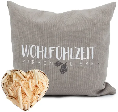 herbalind Zirbenkissen in braun von herbalind