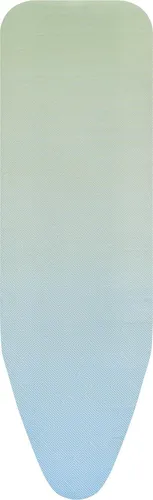 Brabantia Bügelbrettbezug B 124 x 38 cm – Soothing Sea | Oberschicht 100% Baumwolle, 2 mm Schaumstoffpolsterung | Perfekt für Bügelbretter der Größe B | Langlebig, waschbar, leicht aufzuziehen