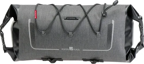 Klick-fix Unisex – Erwachsene Lenkertasche, Grau, 18x18x36 cm - Fahrradtaschen mit schneller und sicherer Befestigung, robusten Materialien und stilvollem Design, ideal für sichere Ausflüge bei jedem Wetter.