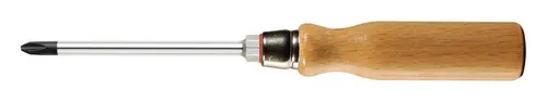 fortis Schraubendreher, Holzheft PH1 x 80 mm