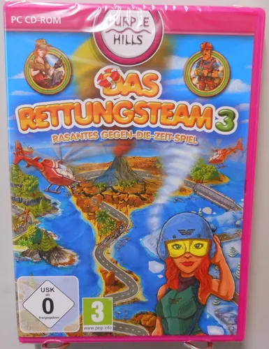 Das Rettungsteam 3 PC Spiel Software CD ROM Rasantes Gegen die Zeit Game #T479