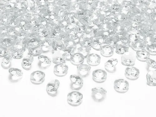 Diamant Konfetti, farblos, 12mm (1 VPE / 100 Stk.)