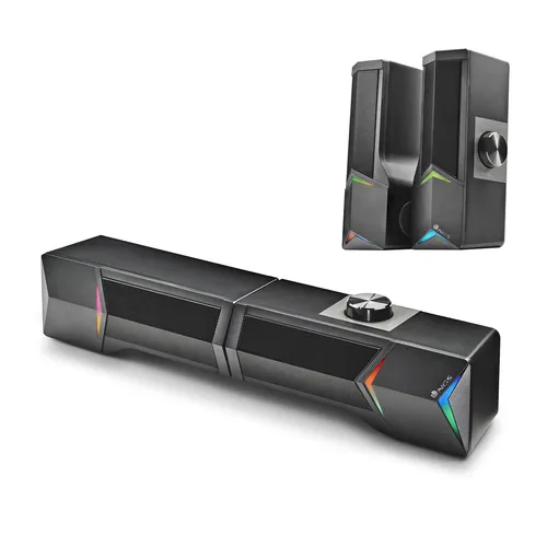 NGS GSX-B1200 Gaming Soundbar mit RGB-Leuchten
