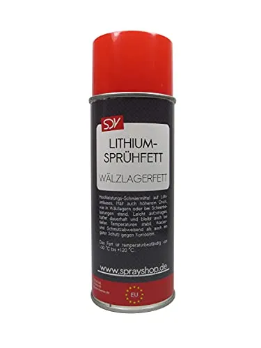 SDV Chemie Lithium Sprühfett 1x 400ml Wälzlagerfett Schmierfett Fettspray Lithiumfett