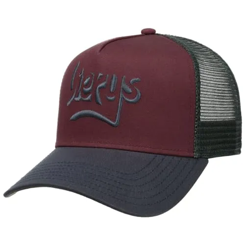 Lierys Trucker Cap - Coole Snapback für jeden Anlass - Stilvolle Trucker Cap aus 100% Baumwolle mit praktischem Mesheinsatz, ideal für Freizeit und Alltag. Größenverstellbar für perfekten Sitz, mit markantem Label-Schriftzug.