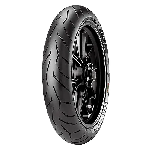 Pirelli Diablo Rosso II 110/70 R1754W Sommerreifen - Motorradreifen mit hervorragendem Grip und präzisem Handling für sportliche Fahrten auf der Straße.