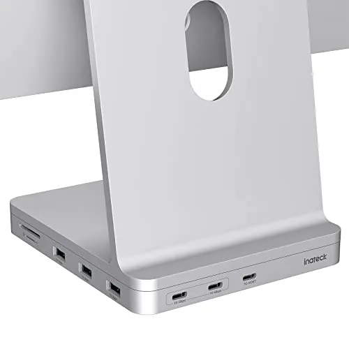 Inateck USB C Hub für iMac DK2001 - 8-in-1 Aluminium Dockingstation, USB 3.2 Gen 2 mit 10 Gbit/s und NVMe SSD Gehäuse für schnelle Datenübertragungen