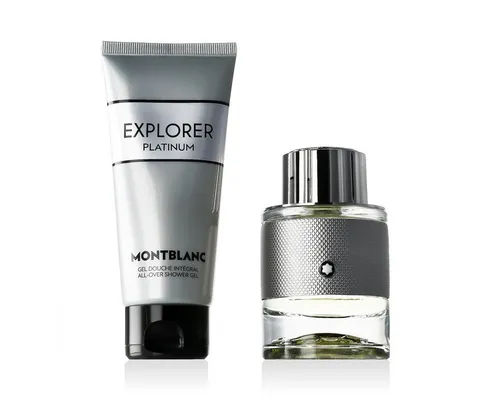 Montblanc Explorer Platinum EDP Geschenkset – EDP 60 ml + Duschgel 100 ml