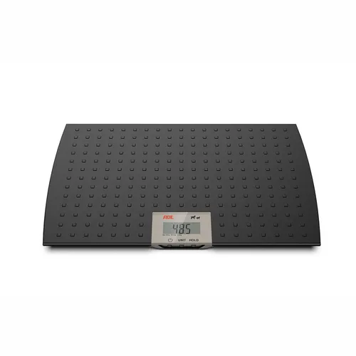 ADE MV303600 Veterinärwaage - 100 kg - Professionelle Tierwaage für präzise Messungen bis 100 kg, ideal für Tierärzte und Tierheime. Mit Tarafunktion und Holdfunktion für einfache Bedienung.