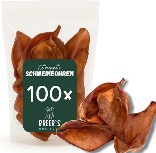 Getrocknete Schweineohren für Hunde - 100 Stück aus Deutschland - Leckere Schweineohren für Hunde, ideal für jedes Alter und jede Größe. Perfekt für gesunde Belohnungen und Beschäftigung. Hergestellt in Deutschland für geprüfte Qualität! Es macht das Füttern zum Vergnügen!','category':'Hundefutter
