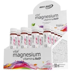 Best Body Nutrition - Magnesium-Vitamin Ampullen 20 Stück - 500ml