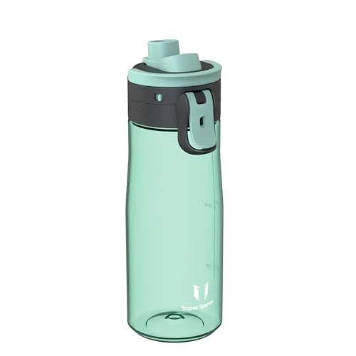 Super Sparrow Trinkflasche - Tritan Wasserflasche - 750ml - BPA-frei - Ideale Sportflasche - Ein-Klick Schnellfluss TouchGulp Trinkflaschen - Leicht, Nachhaltig
