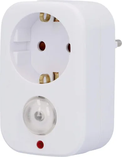 Zwischenstecker mit Dämmerungssensor weiß