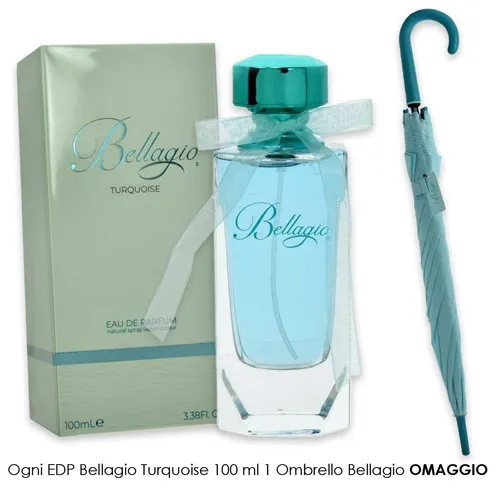Woman Parfüm Bellagio Turquoise Eau De Parfum Original Unisex Duft 100ml