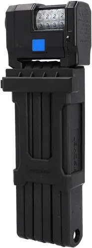 FISCHER PROTEC Plus+ FN110 Fahrrad Faltschloss mit Zahlenschloss - Fahrradschloss, extra großes Faltschloss mit 110 cm Länge und sicherem Zahlenschloss, ideal für hohen Diebstahlschutz.