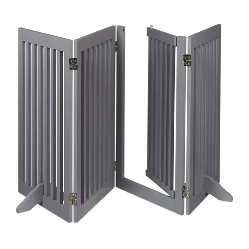 Faltbares Absperrgitter für Treppen und Kamin - Tür- & Treppenschutzgitter, bohrlose Montage, flexibel einsetzbar und ideal für Sicherheit zu Hause, Breite über 140 cm