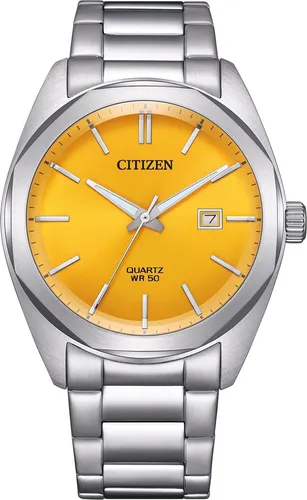 CITIZEN Men's Analog Quarz Uhr BI5110-54Z - Elegante Armbanduhr mit Edelstahl-Armband, präzises Quarzwerk und klassisches Design für stilvolle Herren.