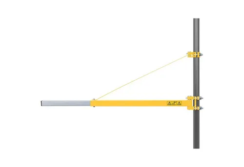 Powerplus Schwenkarm Seilzug Seilwinde 115 cm - 300 - 600 kg - Mehrzweckzüge mit 50 Grad Schwenkbereich und ausziehbarer Länge von bis zu 115 cm, ideal für vielseitige Einsatzmöglichkeiten.