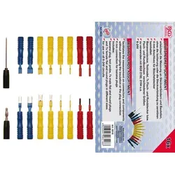 BGS Prüfspitzen-Sortiment 16-tlg. - Multimeter Zubehörset mit 16 hochwertigen Prüfspitzen, ideal für präzise Messungen und vielseitige Anwendungen.