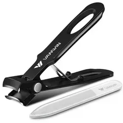 VANWIN Nagelknipser für dicke Nägel mit Fangbehälter