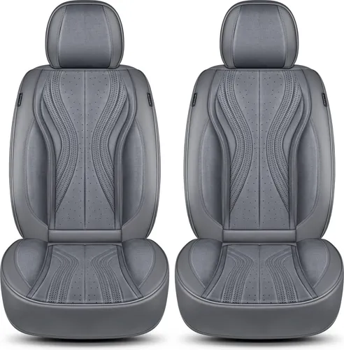 BREMER SITZBEZÜGE für Toyota Corolla E14 (2006-2013) - 2-teiliges Set aus atmungsaktivem Kunstleder und Lamé, idealer Schutz für Fahrer- und Beifahrersitz, inklusive Montageanleitung für einfache Installation.
