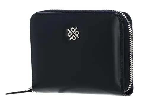 Picard Black Tie 1 Geldbörse Leder 12 cm ozean - elegante Damengeldbörse mit 6 Kreditkartenfächern, sicherer Reißverschluss und hochwertigem Leder