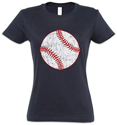 Urban Backwoods Baseball I Damen T-Shirt Blau Größe S