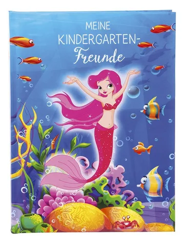 Goldbuch 43 270 Freundebuch Meerjungfrau - 88 illustrierte Seiten, A5