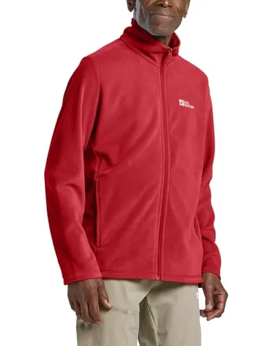 Jack Wolfskin Taunus FZ M - Schnelltrocknende Fleece-Jacke - Funktionsjacke mit atmungsaktivem Material, ideal für Outdoor-Aktivitäten. 2 Hüfttaschen sorgen für praktischen Stauraum und hohen Tragekomfort.