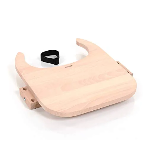 babybay Tischplatte Hochstuhlumrüstsatz passend für Modell Original, Maxi und Comfort, natur unbehandelt